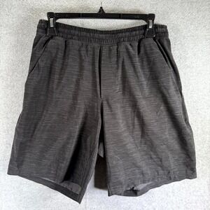 Lululemon Pace Breaker Lined Short 9"‎ Men's Medium Gray Running Elastic Waist